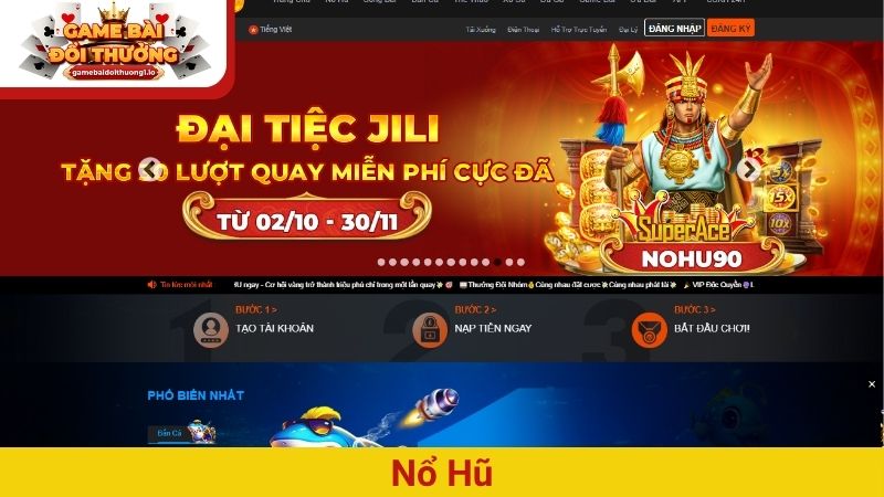 Cổng game Nổ Hũ – Nơi hội tụ đam mê, cơ hội và phần thưởng khổng lồ