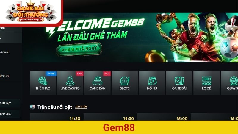 Gem88 hội tụ tinh hoa cá cược và đổi thưởng an toàn